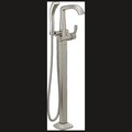 Delta Single hole installation Hole Floor-Mount Tub Filler Faucet, Stainless T4776-SSFL